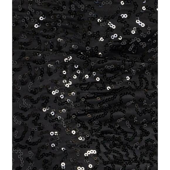 NWT Tipsy Elves Black Sequin High Waisted Leggings Size Medium - Picture 4 of 8